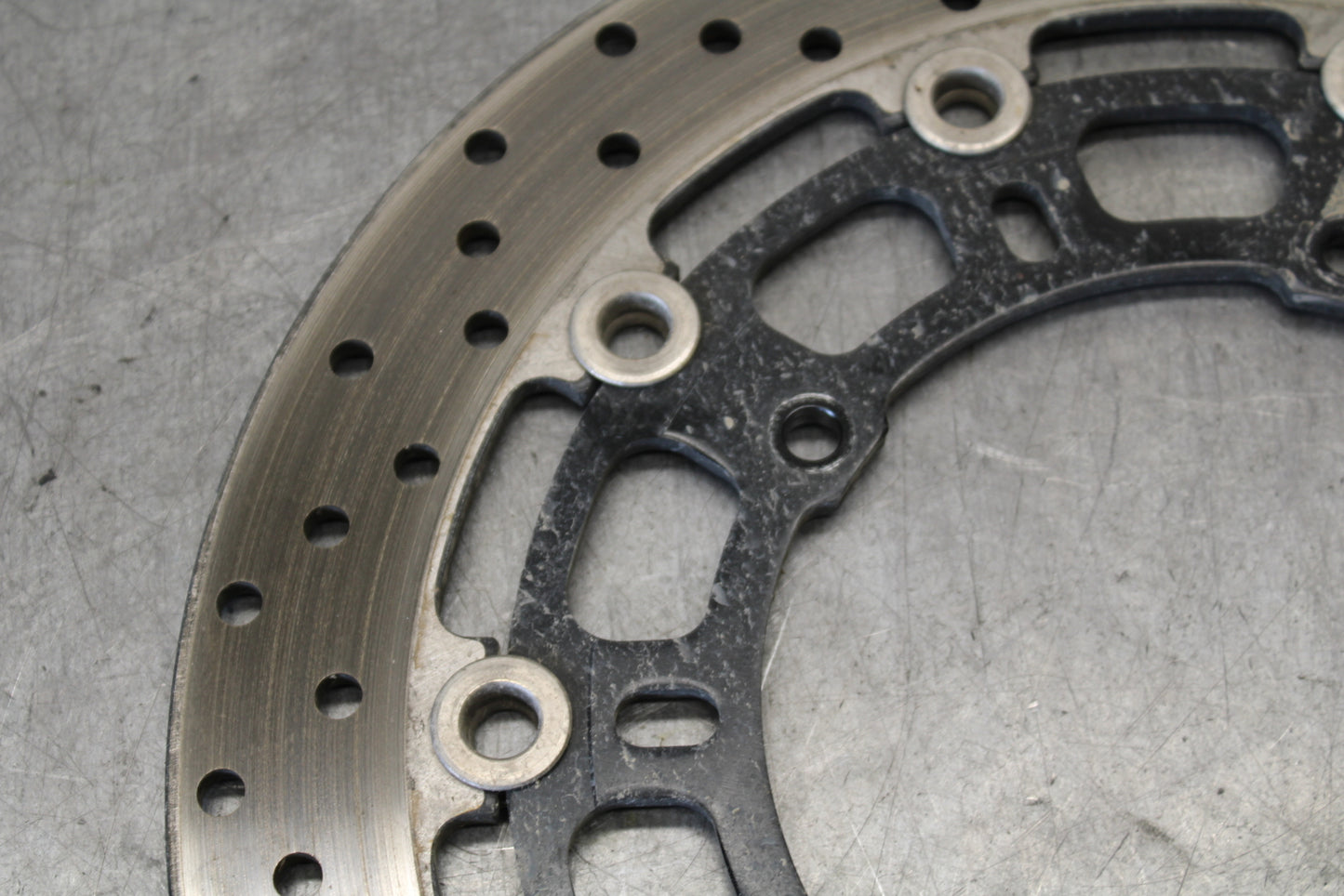 08-16 YAMAHA YZF R6 FRONT LEFT RIGHT BRAKE ROTORS DISCS 13S-2581T-00-00 BB665