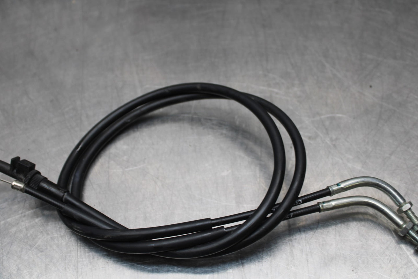 13-17 KAWASAKI NINJA 300 EX300 ABS THROTTLE CABLES LINES BB187