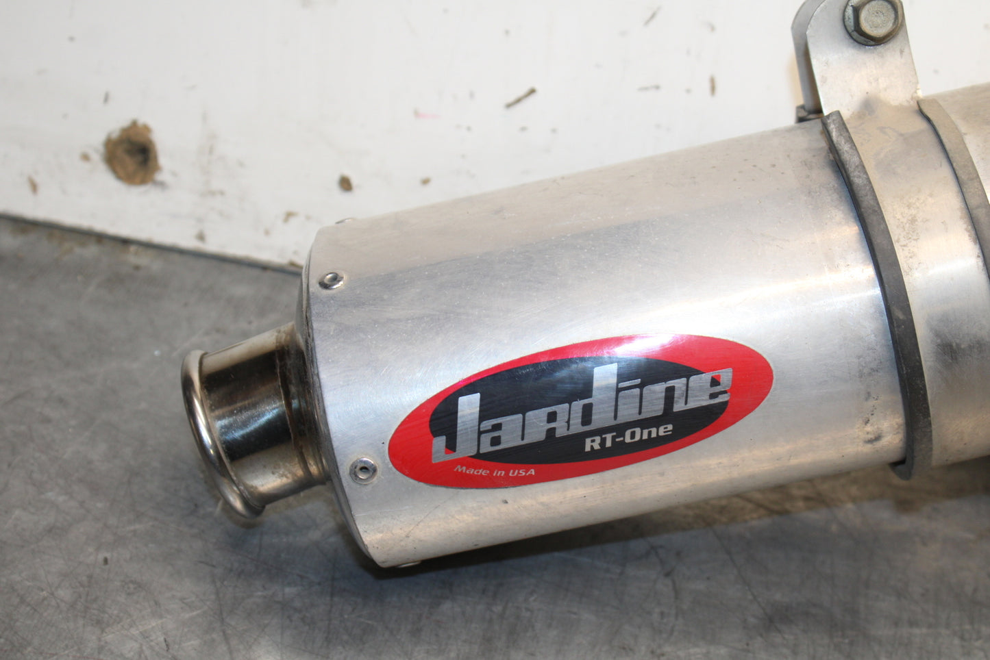 05-06 HONDA CBR600RR AFTERMARKET JARDINE EXHAUST PIPE MUFFLER SLIP ON BB739