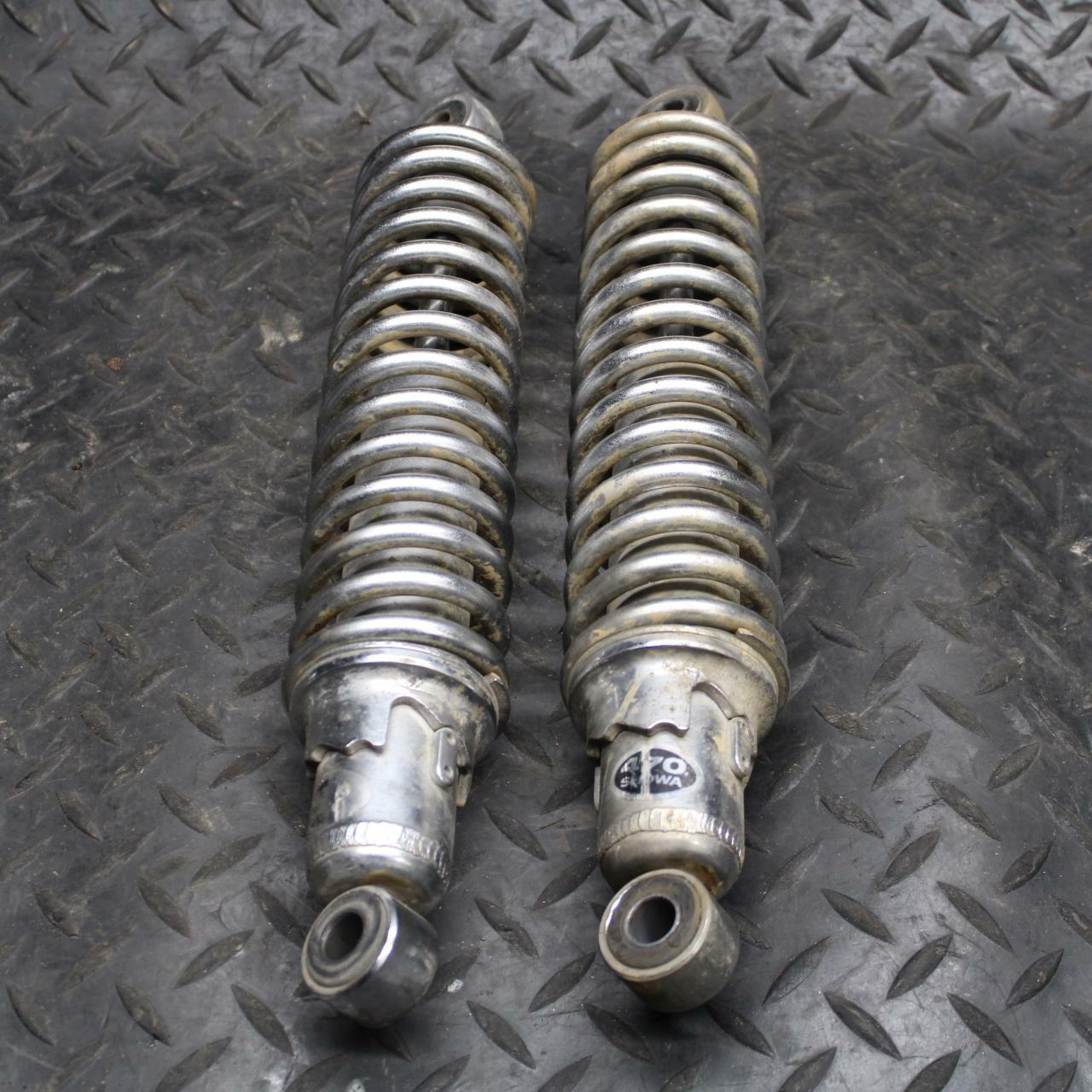 78 SUZUKI GS550E REAR BACK SHOCK ABSORBER SUSPENSION PAIR BB212