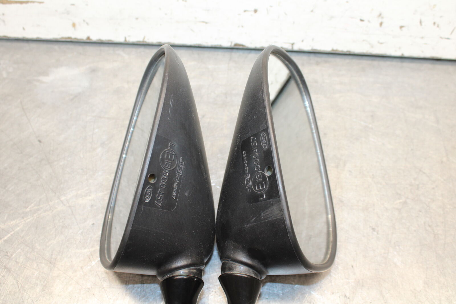 03-07 SUZUKI SV1000S REAR VIEW MIRROR SET PAIR MIRRORS BB657