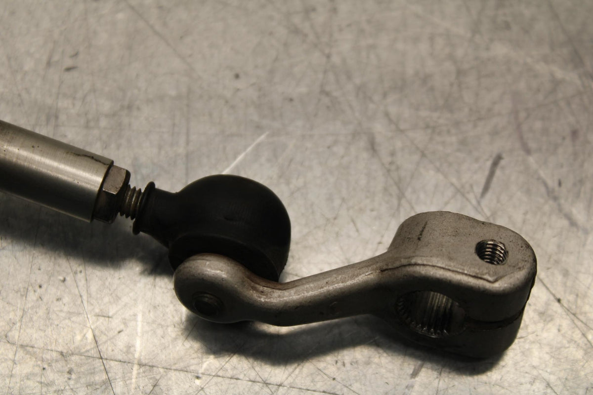 2007 Yamaha YZF R6 LEFT REARSET FOOT PEG W SHIFTER 2C0-18115-00-00 BB590