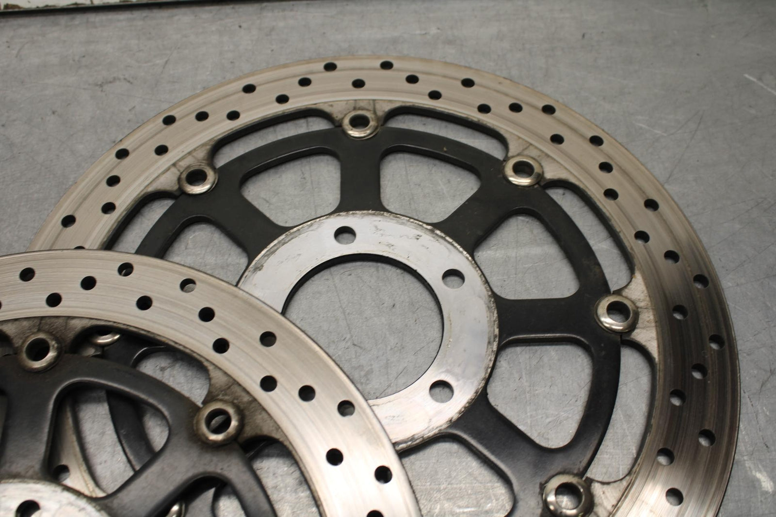 01-03 SUZUKI GSXR600 FRONT LEFT RIGHT BRAKE ROTORS DISCS BB633