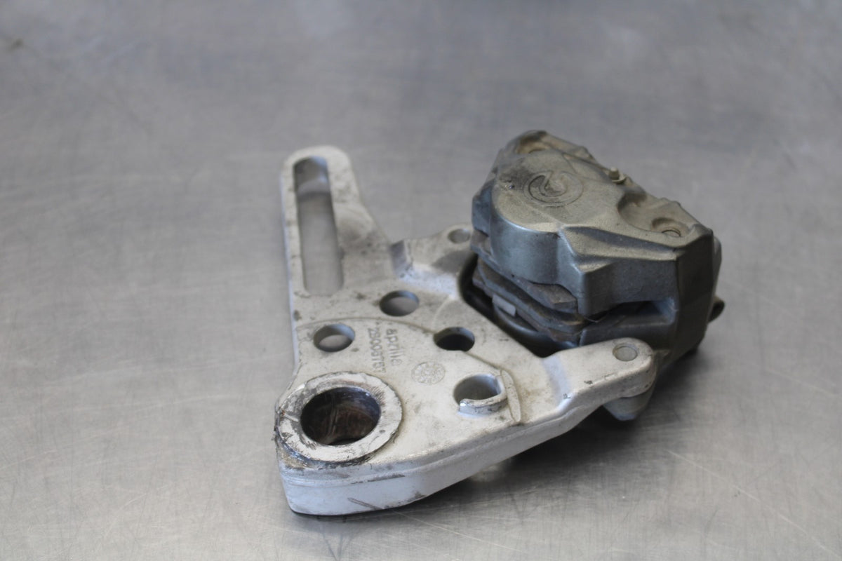 24 APRILIA TUONO V4 1100 FACTORY ABS REAR BRAKE CALIPER MOUNT BRACKET BB887