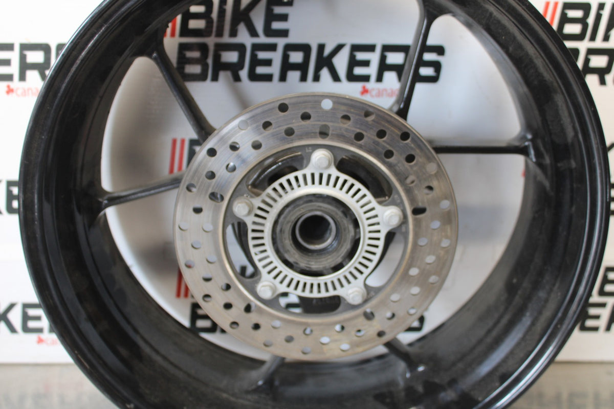 16 APRILIA TUONO V4 1100 REAR WHEEL BACK RIM & ROTOR BB905