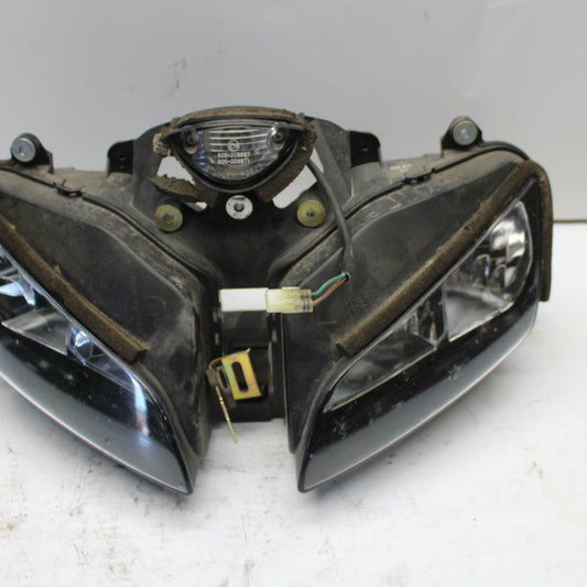 03-04 HONDA CBR600RR FRONT HEADLIGHT HEAD LIGHT LAMP 33100-MEE-A01 BB253