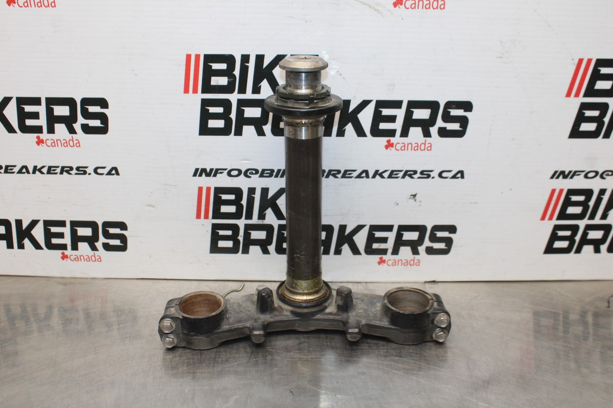 06 KAWASAKI Z750 FRONT FORKS CLAMP LOWER TRIPLE TREE STEM BB837