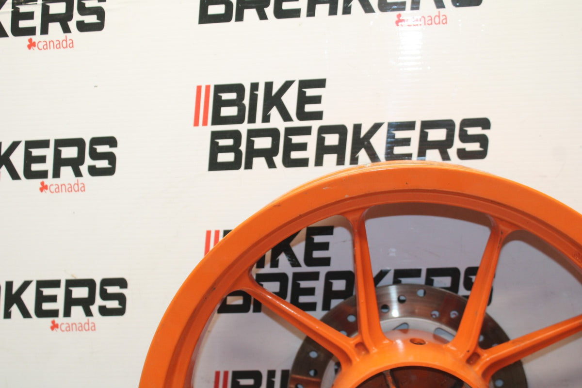 13-16 KTM 390 DUKE REAR WHEEL BACK RIM & ROTOR BB815
