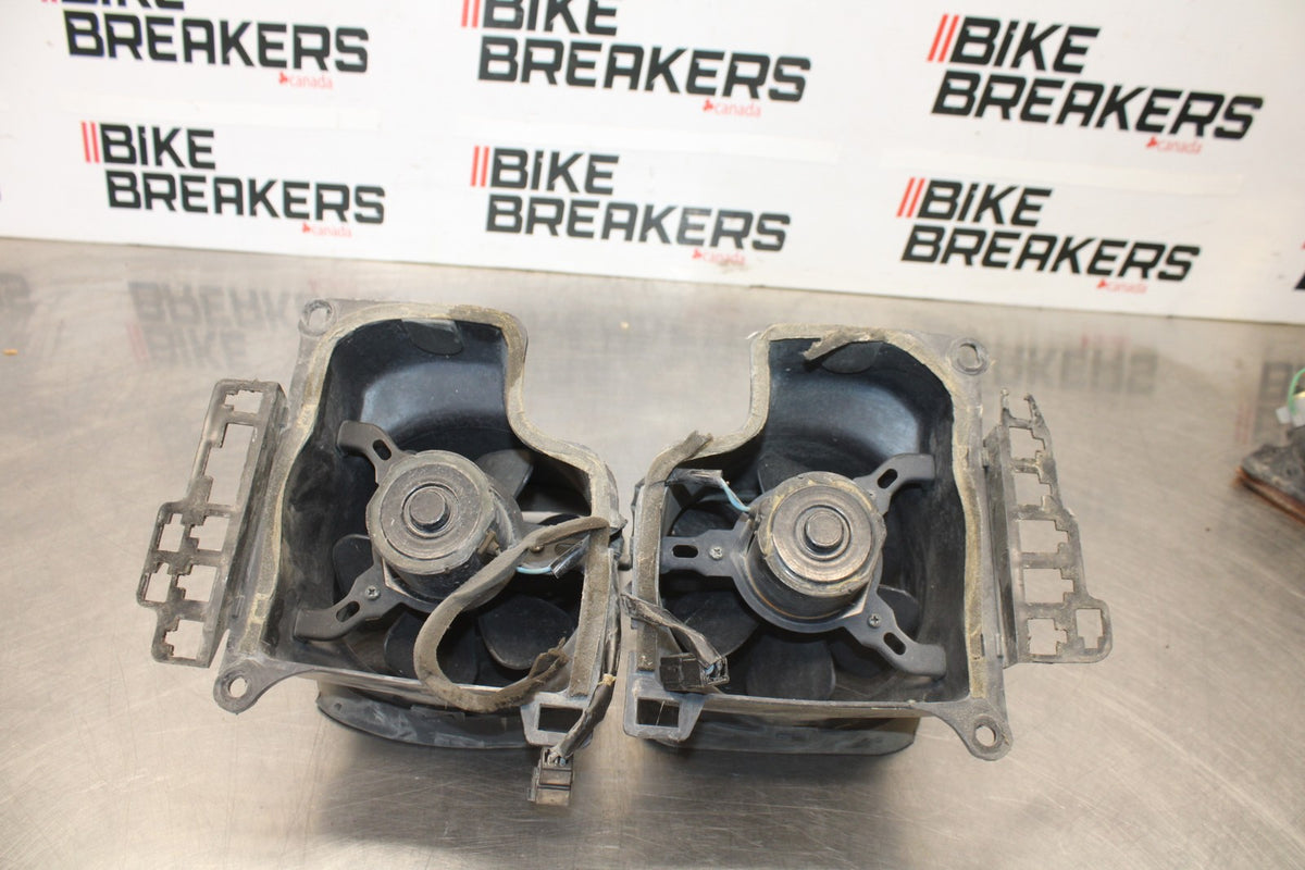 88-00 HONDA GOLDWING 1500 ENGINE RADIATOR COOLING FAN SET PAIR BB883