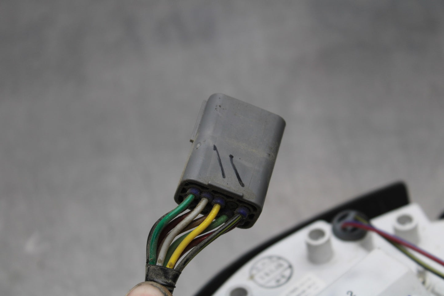 08-18 KAWASAKI KLR650 SPEEDO GAUGES DISPLAY CLUSTER SPEEDOMETER TACHOMETER BB183