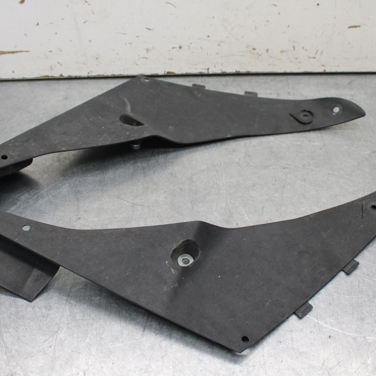 09-12 KAWASAKI NINJA ZX6R RIGHT LEFT INNER FAIRINGS COWLS PANELS TRIMS BB640