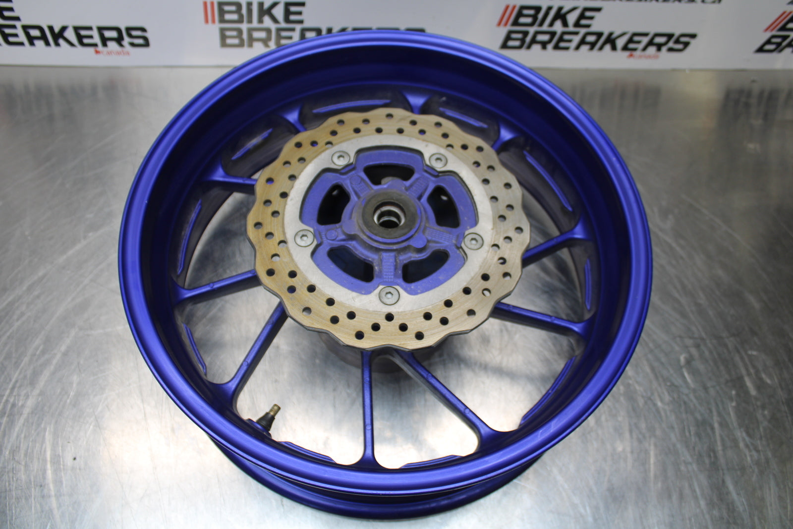 14-17 YAMAHA FZ07 REAR WHEEL BACK RIM & ROTOR BB162