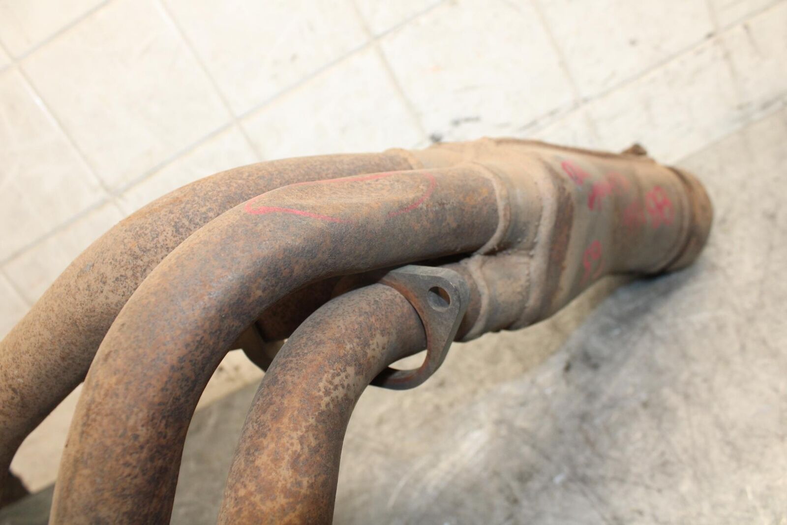2005 Suzuki Katana 750 GSX750F EXHAUST HEADER PIPES MANIFOLD BB166