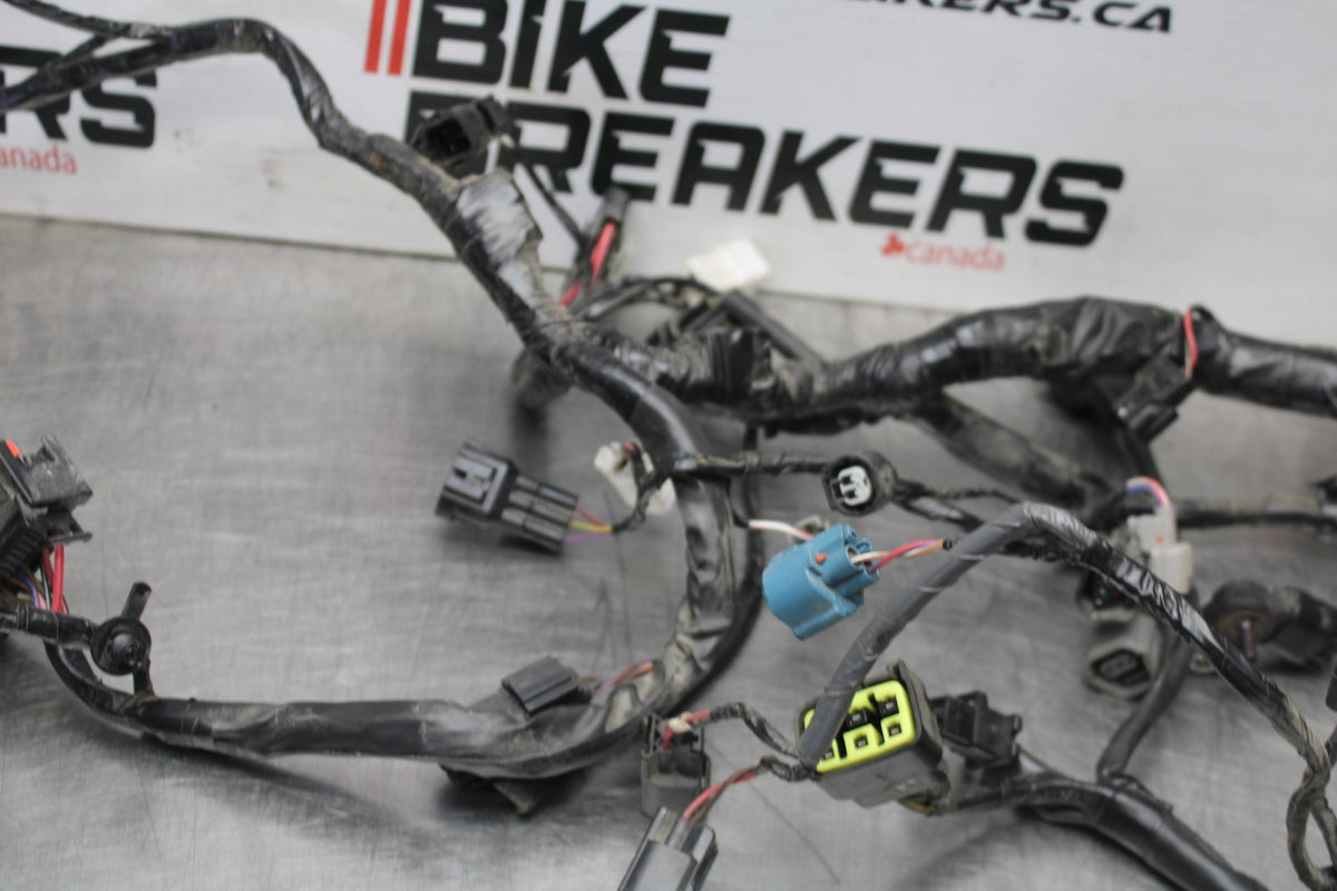 12-16 KAWASAKI NINJA 650 EX650F ABS MAIN ENGINE WIRING HARNESS WIRE LOOM  BB860