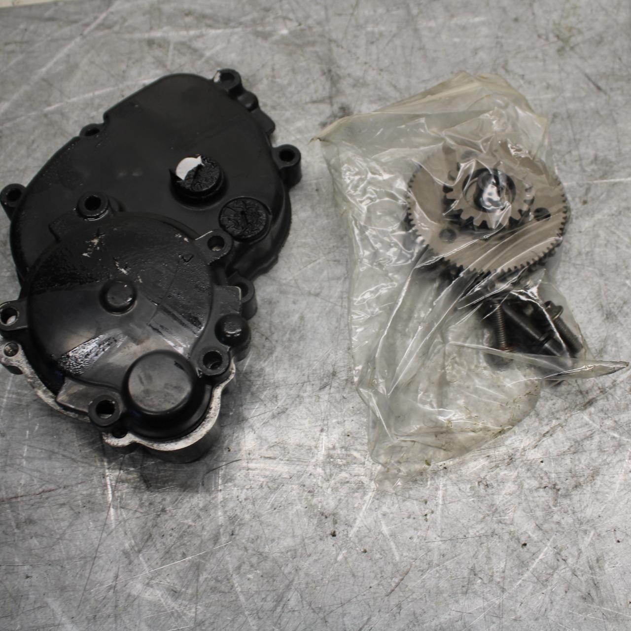 2007 Kawasaki Ninja ZX6R ZX600P STATER GEAR COVER CASE BB47