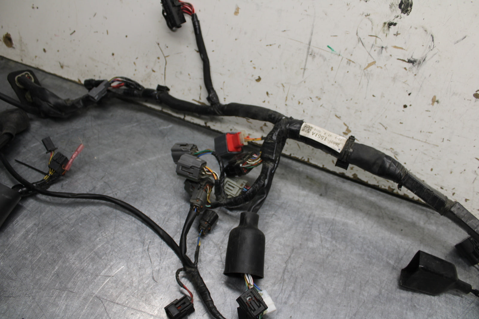 13-17 KAWASAKI NINJA ZX6R ZX636E MAIN ENGINE WIRING HARNESS WIRE LOOM BB735