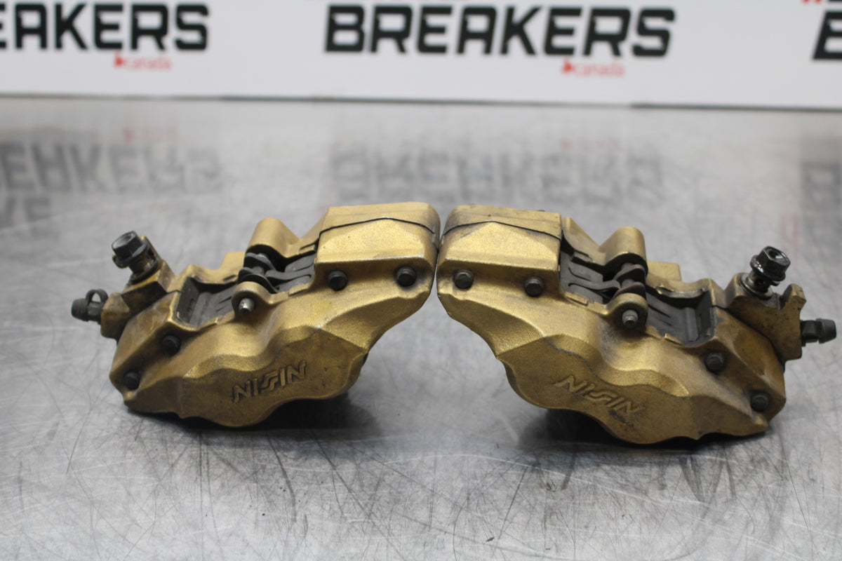 98-05 HONDA SUPER HAWK 1000 VTR1000F RIGHT LEFT FRONT BRAKE CALIPER SET BB152