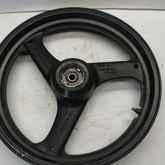 04-09 SUZUKI GS500F FRONT WHEEL RIM W TIRE 54111-34C01-291 55110-01D10 BB261