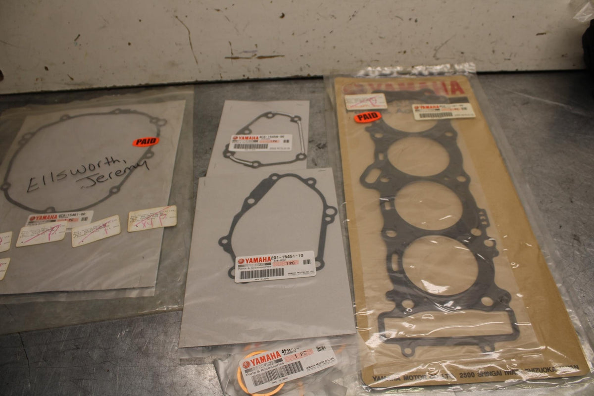 06 YAMAHA YZF R6 MISCELLANEOUS OEM GASKETS BB630