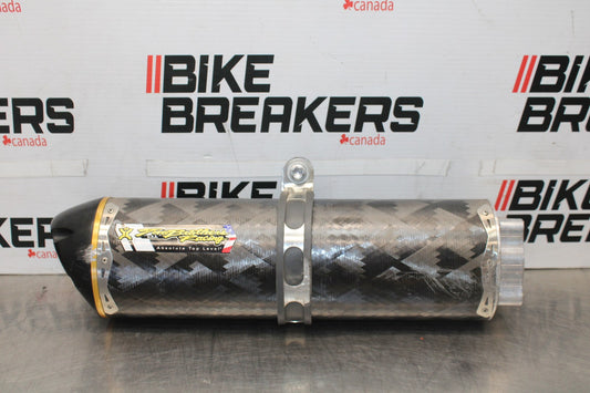 05 SUZUKI GSXR600 TWO BROTHERS EXHAUST PIPE MUFFLER SLIP ON CAN SILENCER BB00
