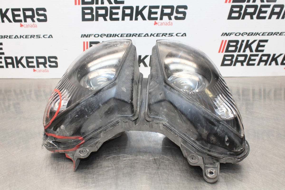 08 KAWASAKI NINJA ZX10R FRONT HEADLIGHT HEAD LIGHT LAMP BB201