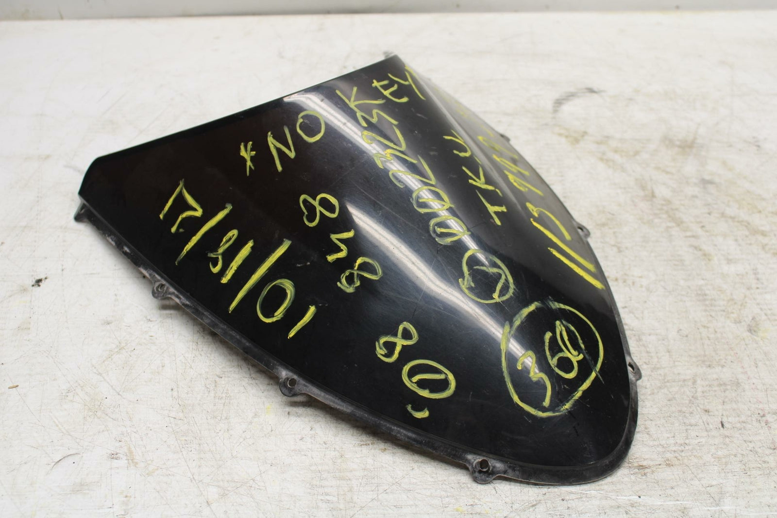 08-10 DUCATI 848 FRONT WINDSHIELD WINDSCREEN  BB369