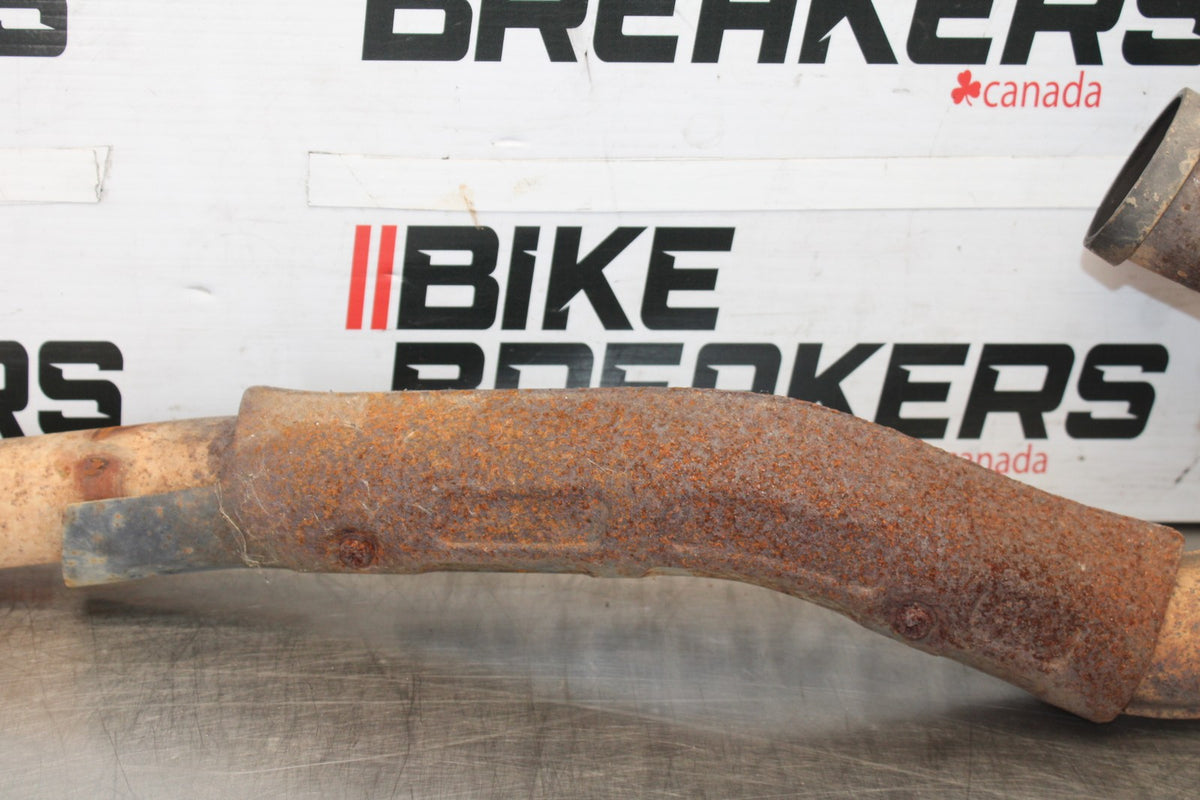 06 KAWASAKI KLR650 EXHAUST HEADER PIPES MANIFOLD BB919