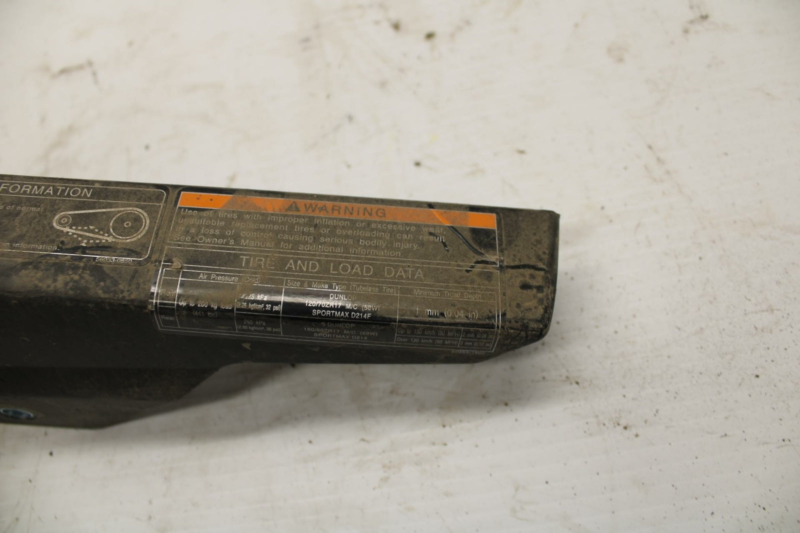 17-20 KAWASAKI NINJA 650 EX650  REAR BACK DRIVE CHAIN GUARD COVER SHIELD BB277