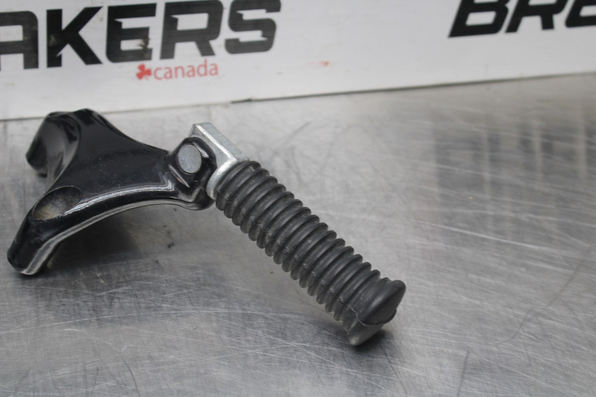 09 HARLEY-DAVIDSON SPORTSTER 1200 CUSTOM XL1200C REAR PASSENGER FOOT PEGS BB776
