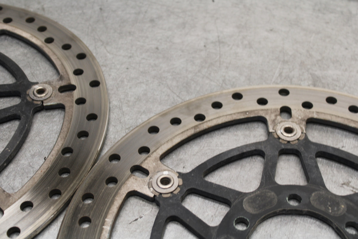 06-07 DUCATI MONSTER 695 FRONT LEFT RIGHT BRAKE ROTORS DISCS BB674