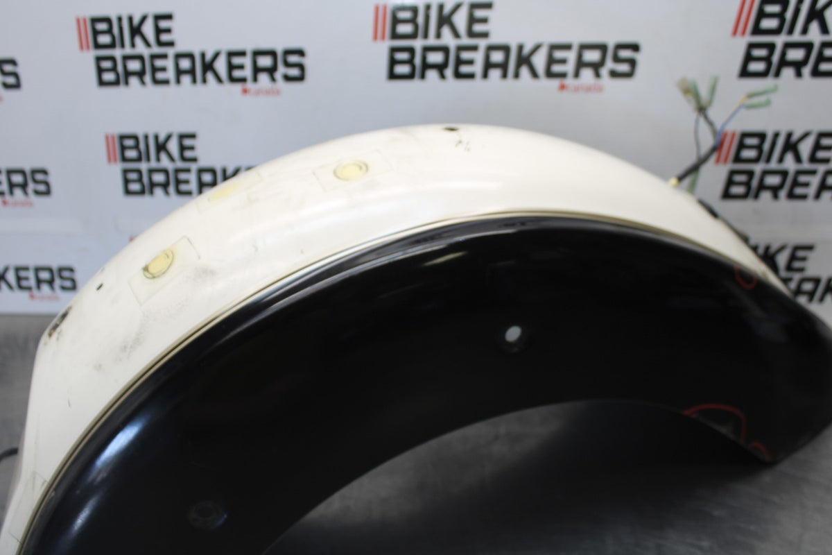 08 YAMAHA V STAR 1100 XVS1100AW CLASSIC REAR BACK WHEEL FENDER MUD GUARD BB916