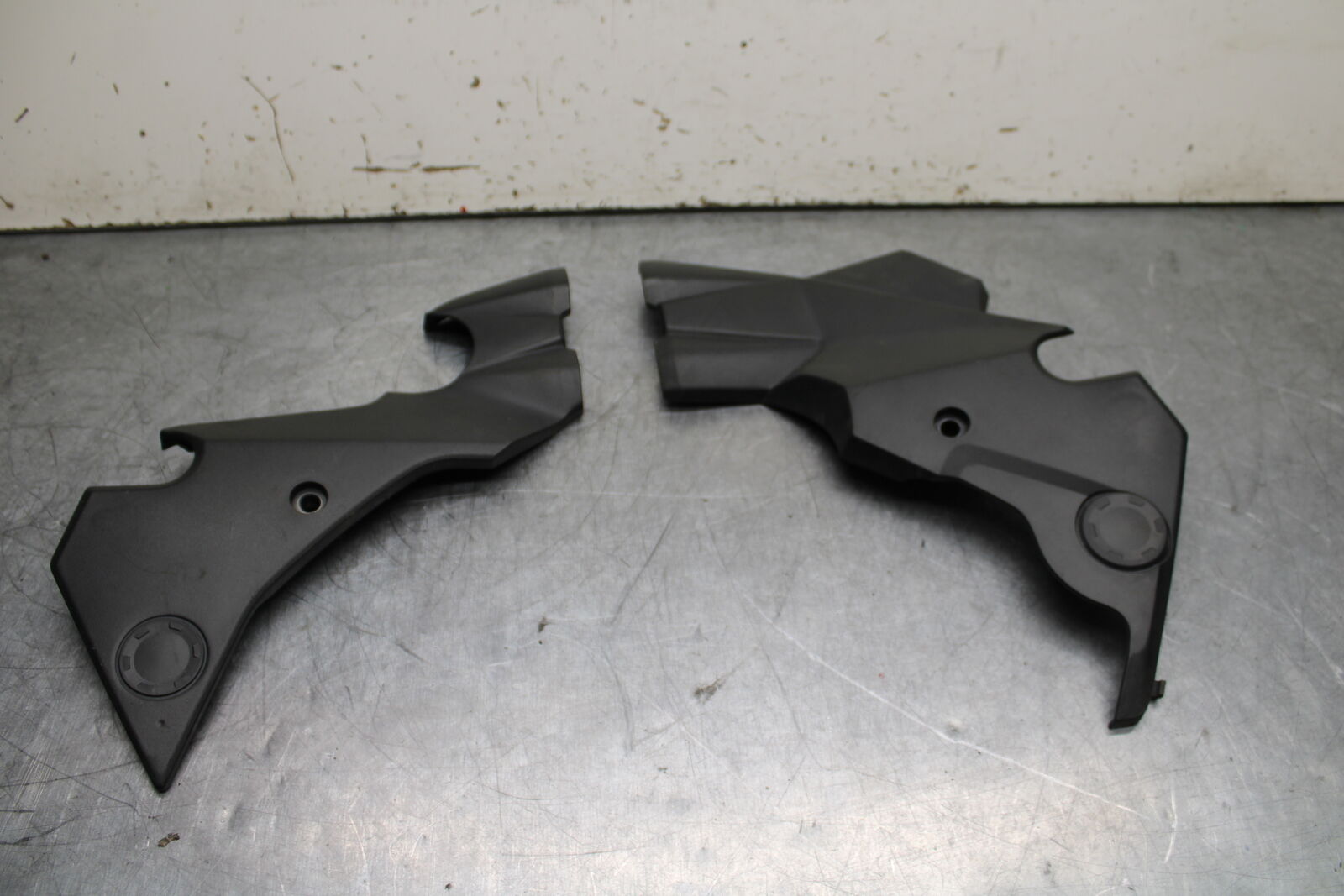 12-17 KAWASAKI ER-6N Z650 RIGHT LEFT FRAME MID SIDE COVERS COWLS TRIM BB709