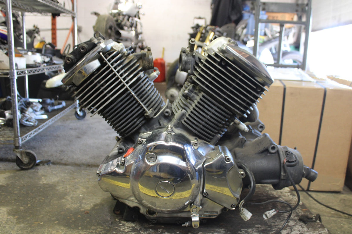 08 YAMAHA V STAR 1100 XVS1100AW CLASSIC ENGINE MOTOR BB916