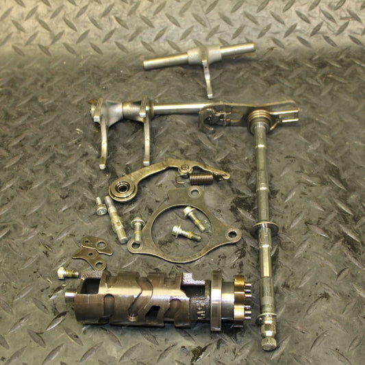 06 YAMAHA YZF R1 ENGINE TRANSMISSION GEAR SHIFT SHIFTER CAM DRUM W FORKS BB191 D
