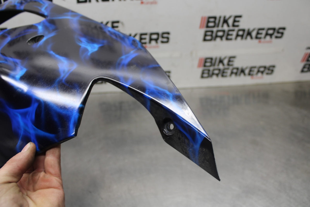 08 KAWASAKI NINJA ZX10R RIGHT LOWER BOTTOM BELLY SIDE FAIRING COWL  BB932