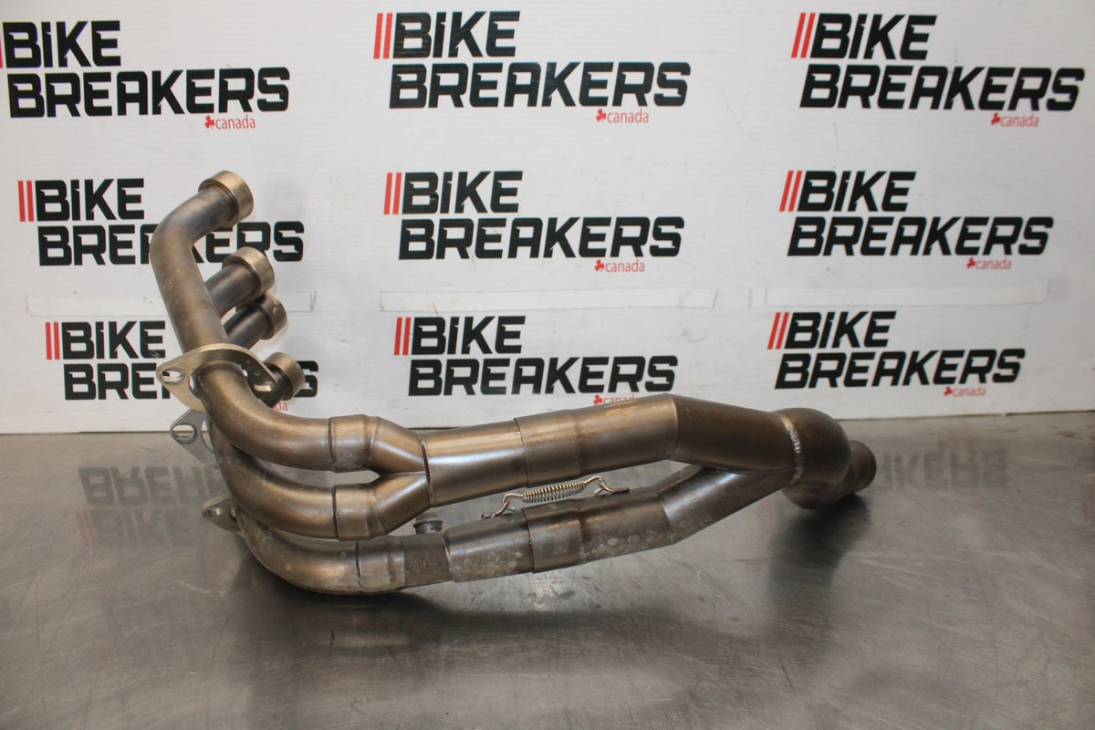 17 YAMAHA YZF R6 EXHAUST HEADER PIPES MANIFOLD BB922