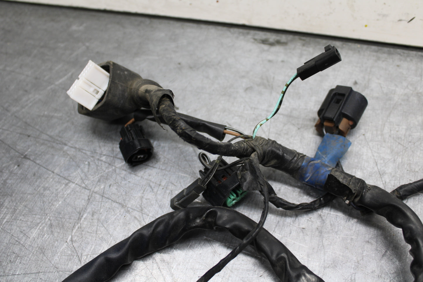 08-10 SUZUKI GSXR 600 HEADLIGHT SPEEDO GAUGES WIRING HARNESS WIRE LOOM BB753