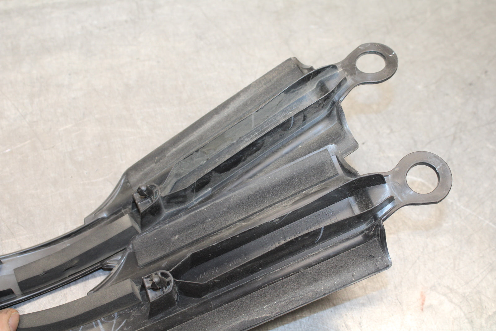 12-17 KAWASAKI NINJA 650 RIGHT LEFT GAS FUEL TANK PANELS COVERS TRIM COWLS BB129