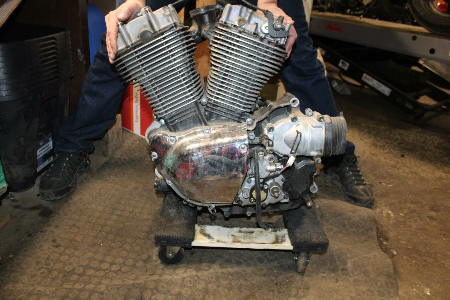 05-09 SUZUKI BOULEVARD C90 ENGINE MOTOR bb332