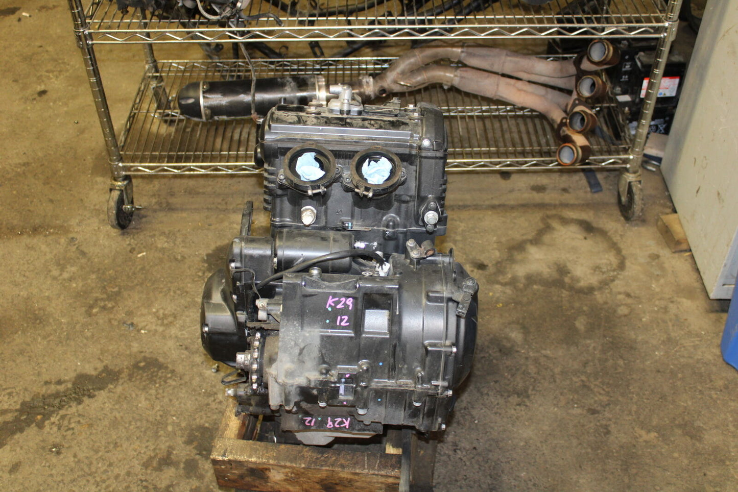 14-15 KAWASAKI NINJA 650 EX650F ABS ENGINE MOTOR BB741