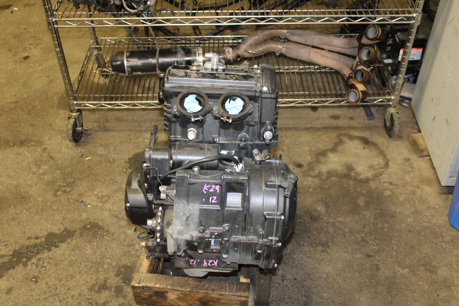 14-15 KAWASAKI NINJA 650 EX650F ABS ENGINE MOTOR BB741