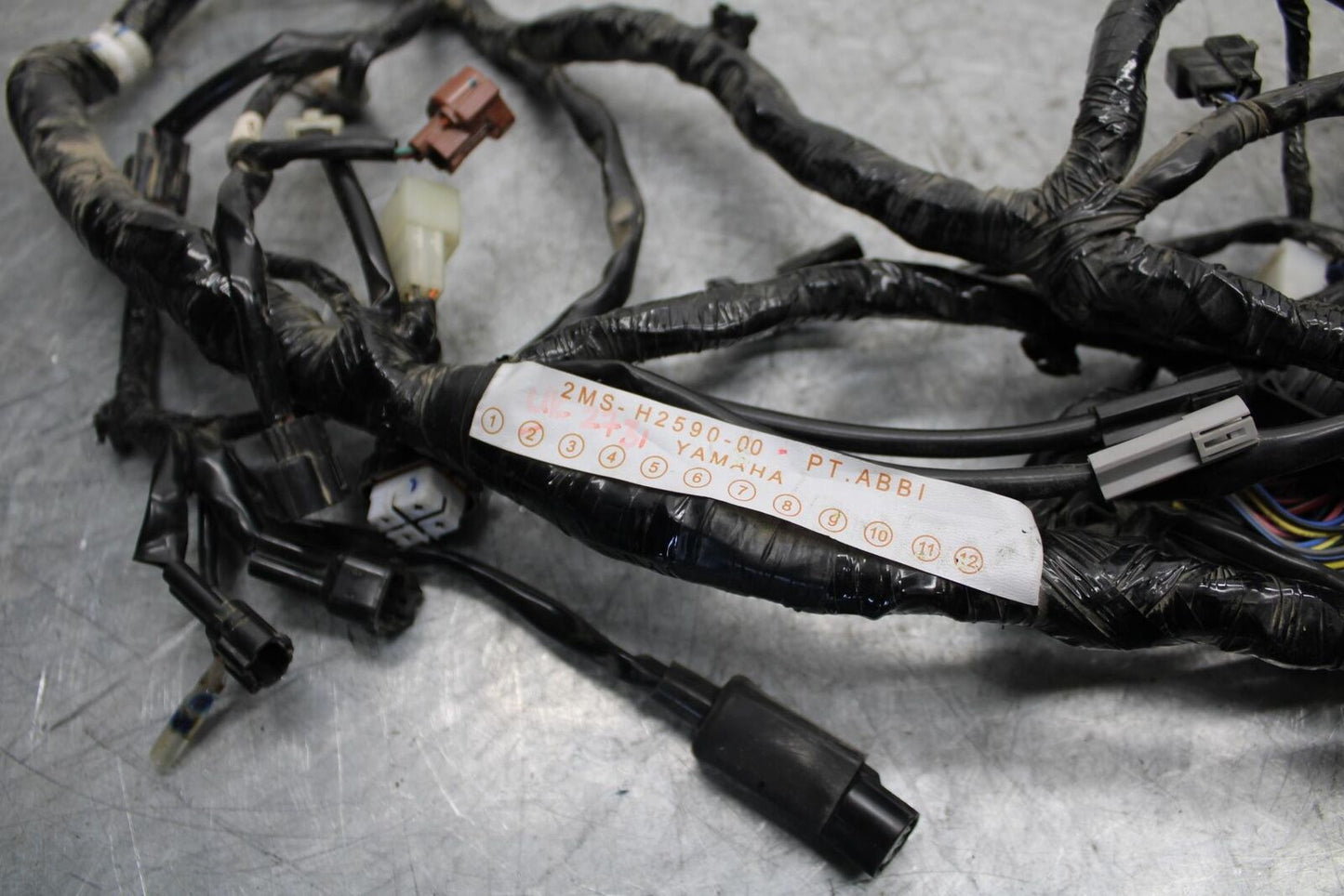 2015 Yamaha YZF R3 MAIN  WIRING HARNESS MOTOR WIRE LOOM 2MS-H2590-00-00 BB526