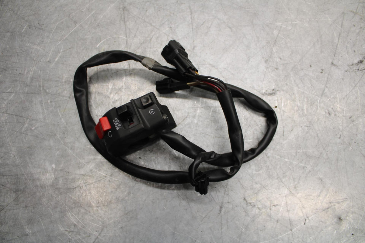 2009 Kawasaki Ninja ZX6R ZX600R RIGHT CLIP ON HANDLE KILL OFF START SWITCH BB548
