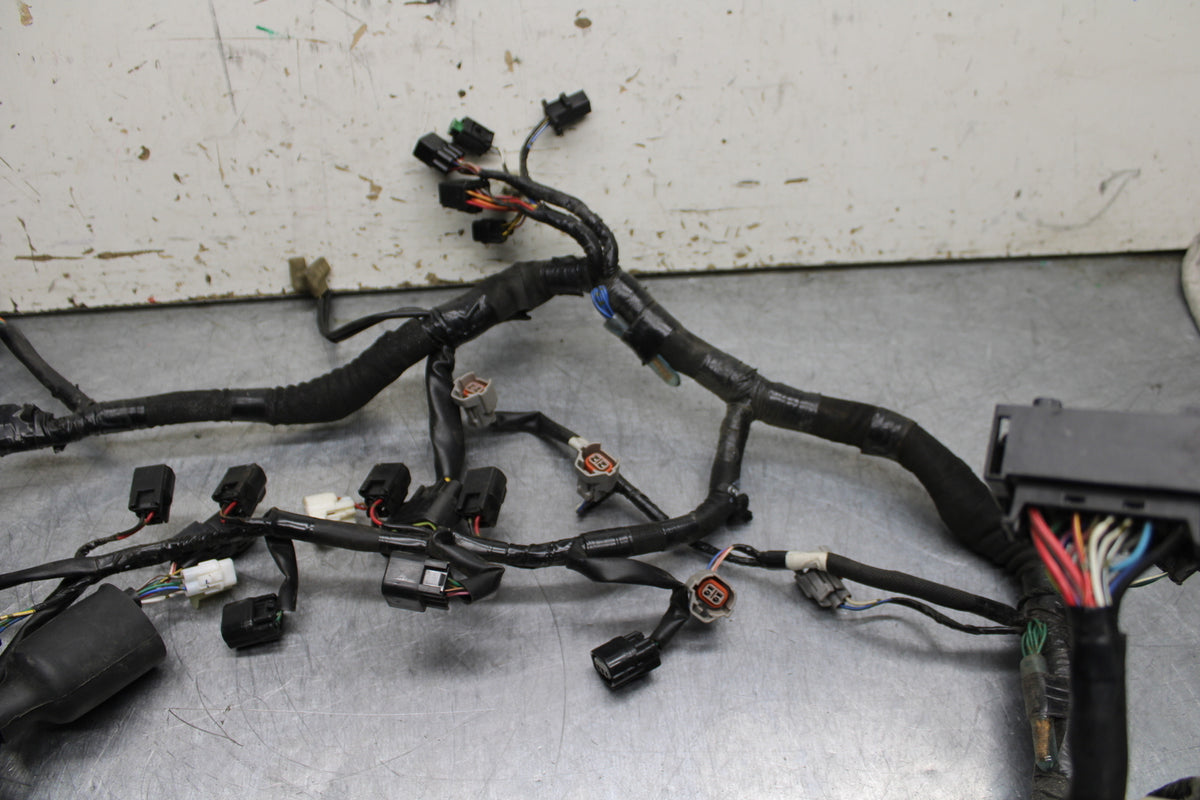 13-17 KAWASAKI NINJA ZX6R ZX636E MAIN ENGINE WIRING HARNESS WIRE LOOM BB735