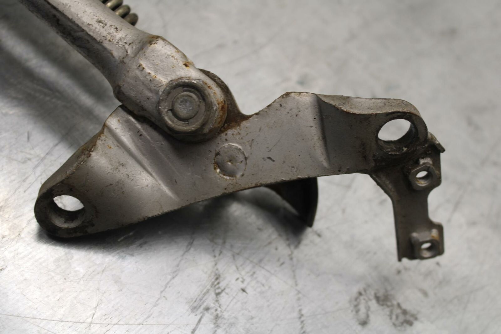 85 YAMAHA RZ500 KICKSTAND SIDE KICK STAND SUPPORT and SPRING BB27 C
