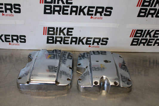 03-17 VICTORY VEGAS ENGINE TOP END CYLINDER HEAD COVER SET  BB874
