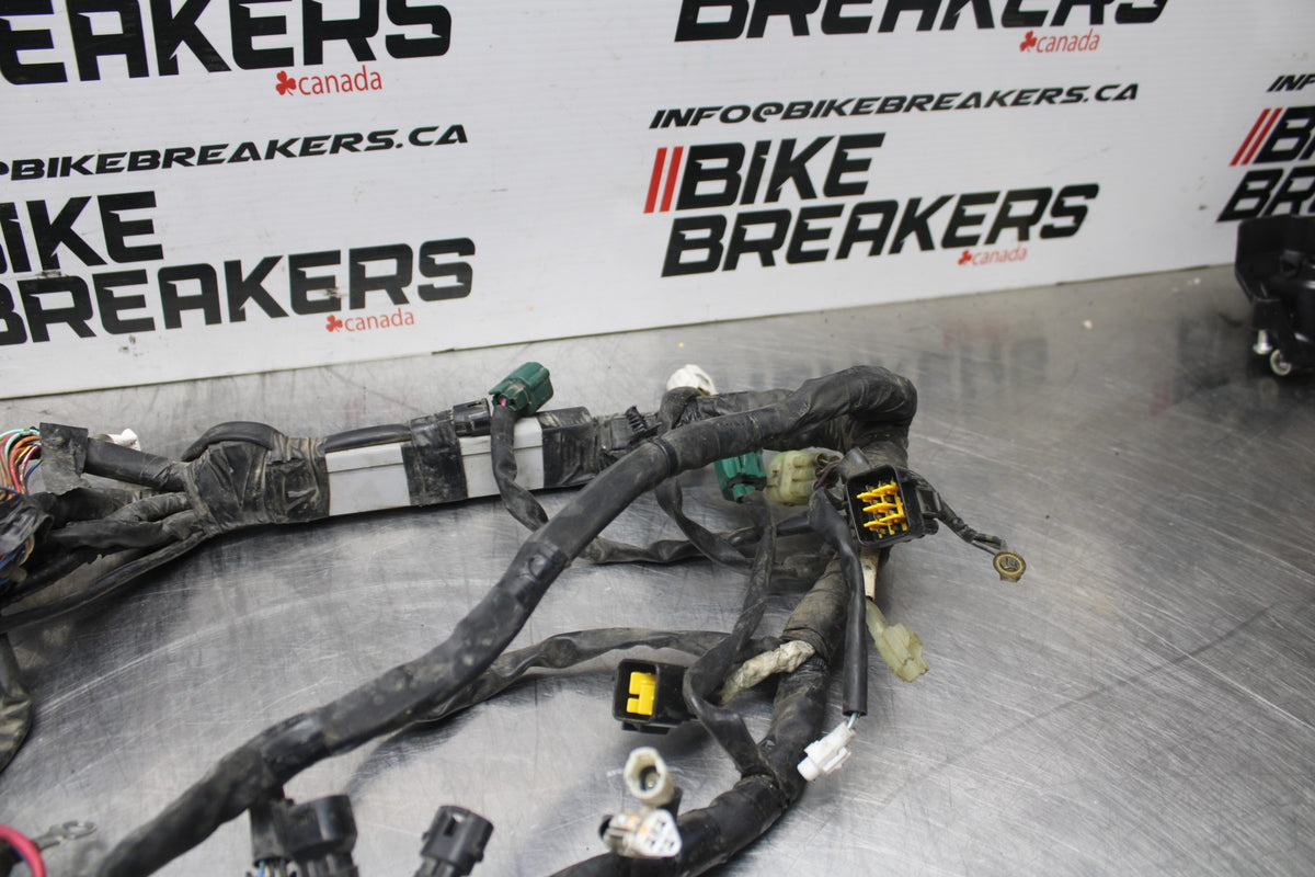 08-16 YAMAHA YZF R6 MAIN ENGINE WIRING HARNESS MOTOR WIRE LOOM BB797