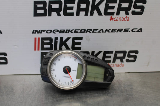 07-08 KAWASAKI NINJA ZX6R SPEEDO TACH GAUGES DISPLAY CLUSTER SPEEDOMETER BB203