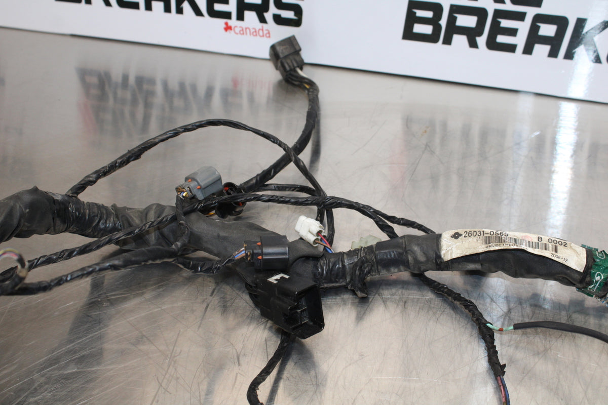 07 KAWASAKI Z1000 MAIN ENGINE WIRING HARNESS MOTOR WIRE LOOM BB148