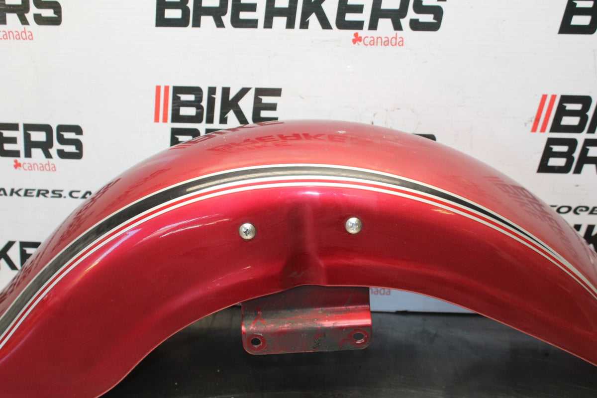 02 KAWASAKI VULCAN 800 VN800B CLASSIC FRONT WHEEL FENDER BB862